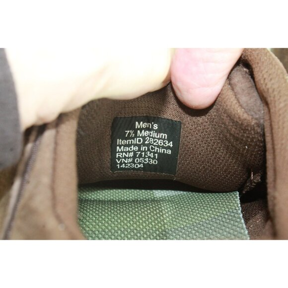 LL Bean Brown Suede Oxford Casual Comfort Lace Up Sneaker Shoes Size 7.5 M - Picture 8 of 9